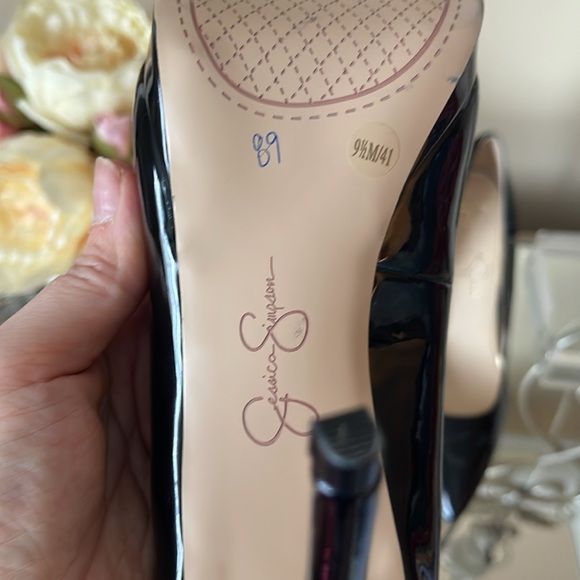 Jessica Simpson Black Patent Leather Heels - Picture 7 of 9